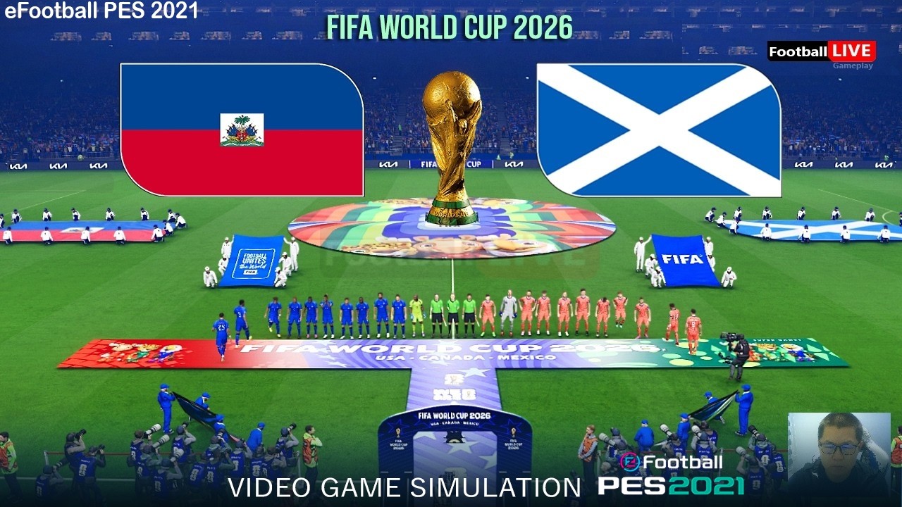 Haiti vs Scotland - FIFA World Cup 2026 Group Stage | Full Match All Goals | Simulation PES