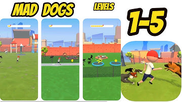Mad Dog‪s Game All levels 1-5 Gameplay Walkthrough #newgame2021 (iOS-Android)