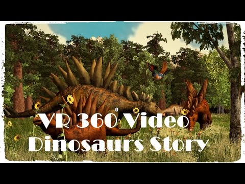 VR 360 Video Discovery Dinosaurs Story 3D Animated Film