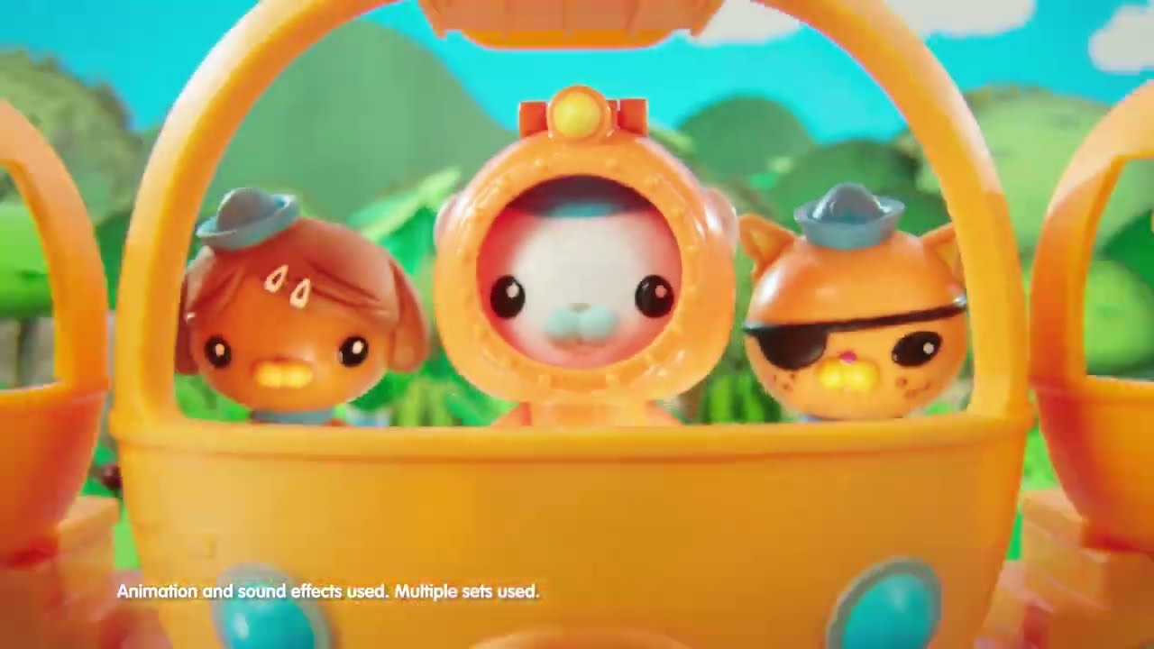 Octonauts Octopod Adventure Playset and GUP Vehicles 20s TV
