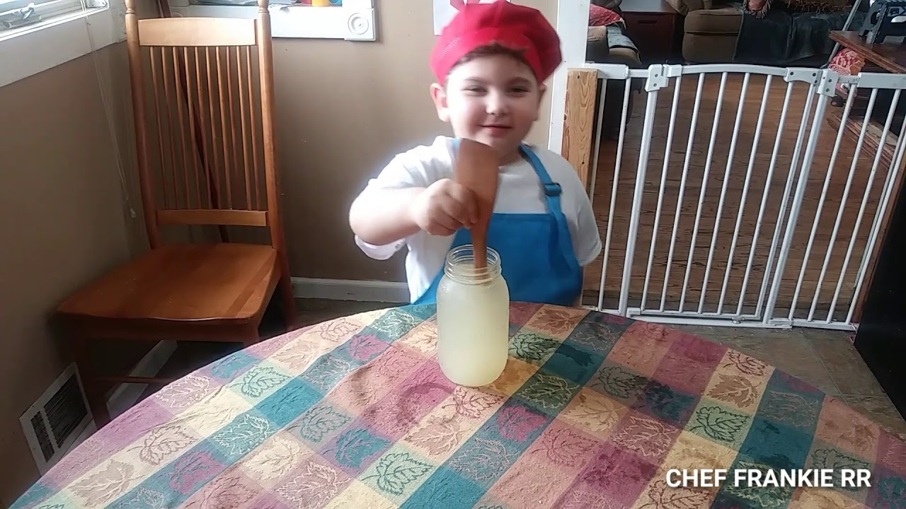 CHEF FRANKIE MAKES HOME MADE LEMONADE !!!!