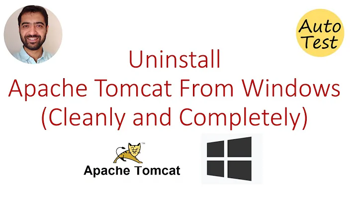 How to Uninstall Apache Tomcat on Windows 10.