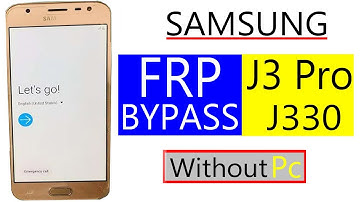 Samsung J3 Pro (SM-J330) Frp Bypass Without Pc | Google account Unlock Samsung J3 PRO