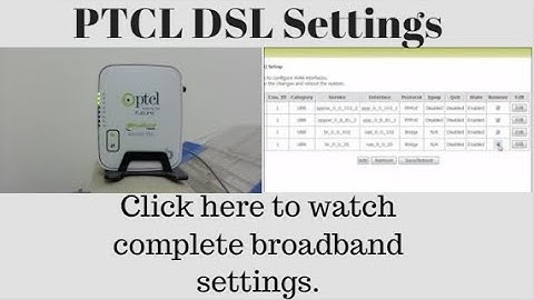 How to configure PTCL Broadband ADSL/ADSL2+ Internet modem in Urdu/Hindi 2020.|How to configure DSL|