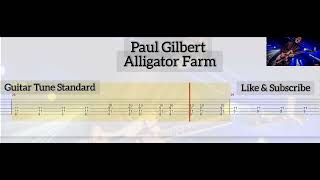 Paul Gilbert - Alligator Farm ( Tab Guitar )