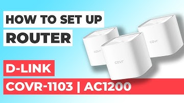 ✅ How to Set Up D-Link COVR-1103 | How to Setup D-Link AC1200 COVR-1103 WiFi Router