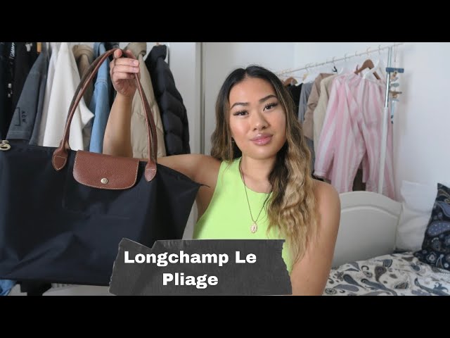longchamp le pliage medium vs large work bag｜TikTok Search