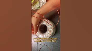 Toroidal transformer making for class AB amplifier #amplifiers #soundsystem #diyprojects #MH_Audio