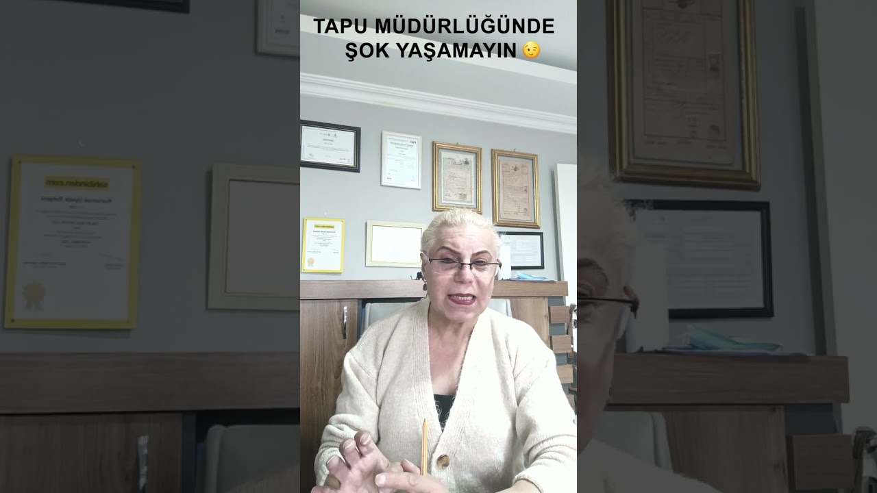 TAPU MÜDÜRLÜĞÜNDE ŞOKA GİRMEYİN. SATIŞTAN ÖNCE TAPU KAYIT BELGESİ YANİ TAKBİS BELGESİNİ İSTEYİN