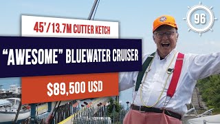 $89,500 WORLD CRUISER!! Bluewater Cruising sailboat for sale FUJI 45 - EP96 #sailboatforsale