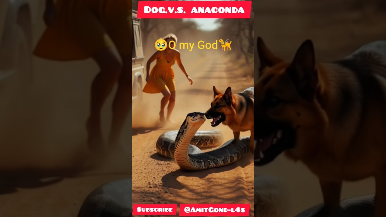 German Shepherd Saves Woman From Giant Python 😱 | Real Rescue Moment