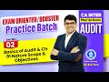 02: | CA Inter Audit EO/Booster Practice Batch | 10 Days | For May'26 Exams- CA Ravi Taori