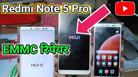 Redmi Note 5 Pro Hang On Logo Repair | Note5 Pro EMMC Repair @AW_Mobiles