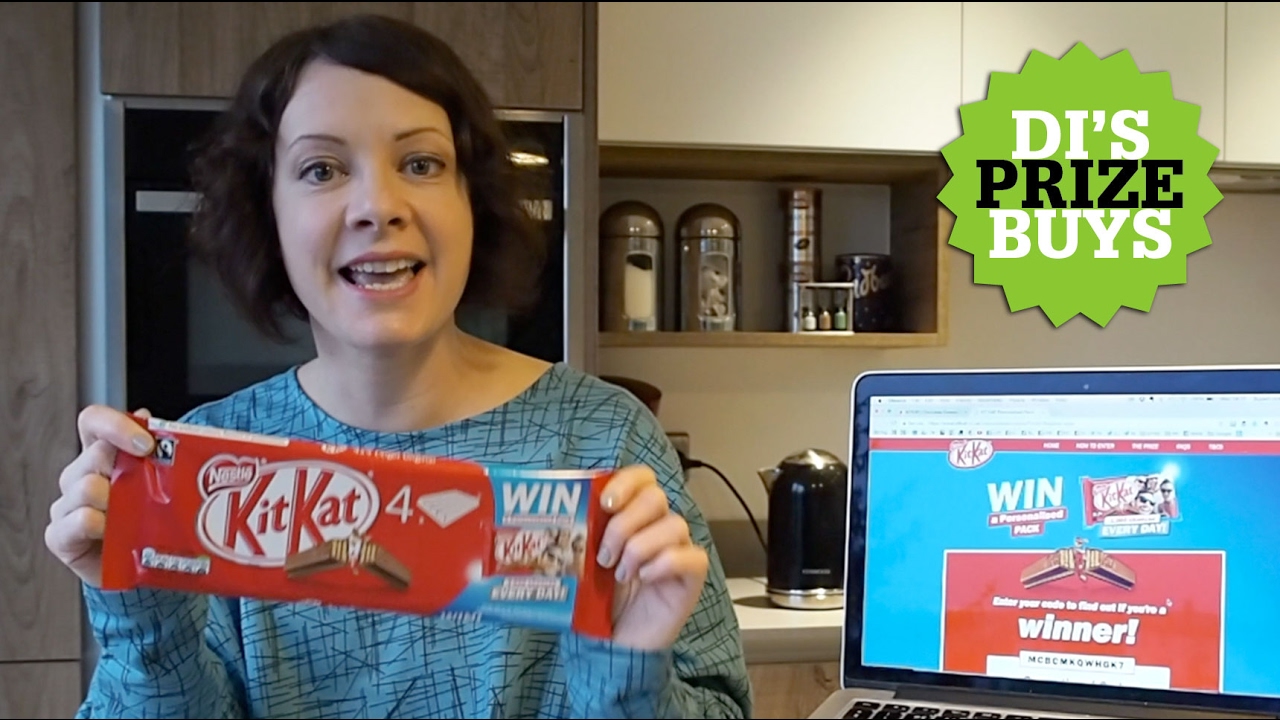 Di's Prize Buys: Win 1000 personalised KitKats every day!