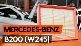 Montare Conducta servodirectie MERCEDES-BENZ B-CLASS: tutorial video