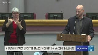 Brazos Center being used as vaccination site starting Monday