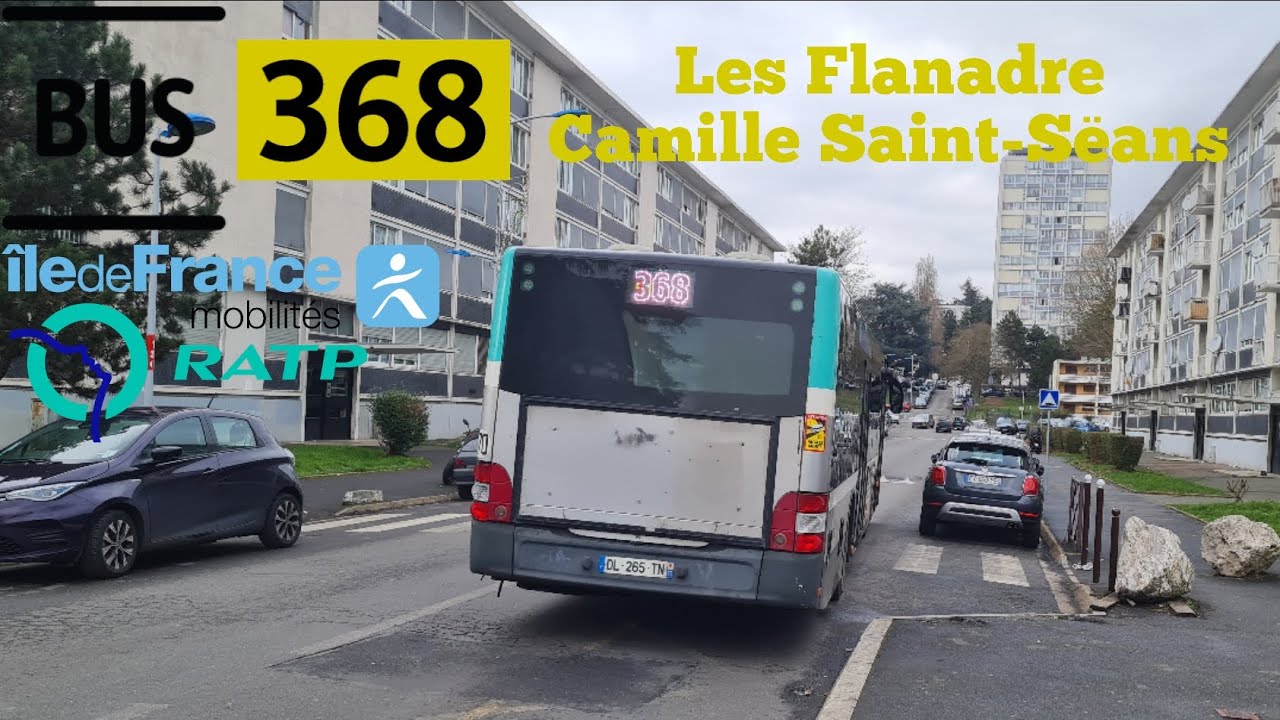 Bus 368 Ratp man lion s'city Le Trajet Entre Les Flanadre ️Camille ...