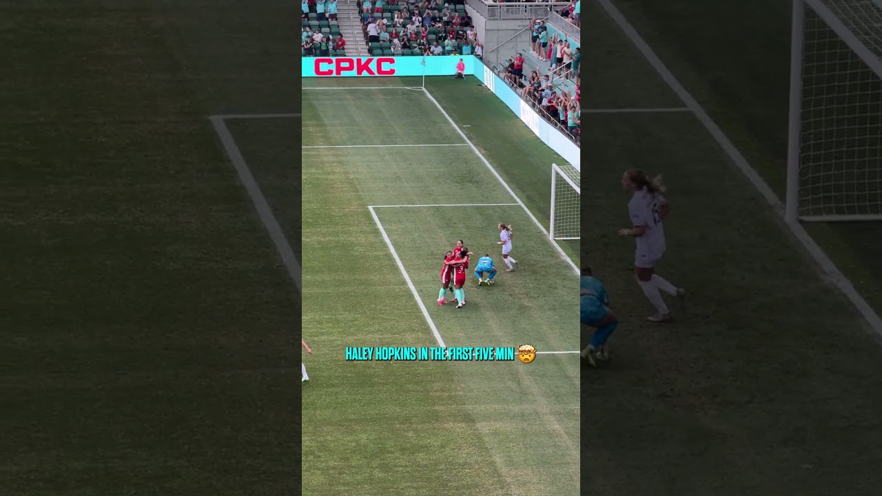 Haley with the earliest #kansascity goal this season 👑 #nwsl #soccer #goal #skills
