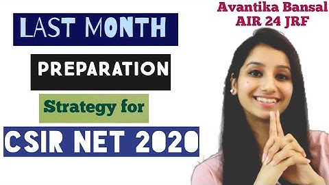 Last month CSIR NET Preparation strategy|CSIR NET JRF|Bansal Biology