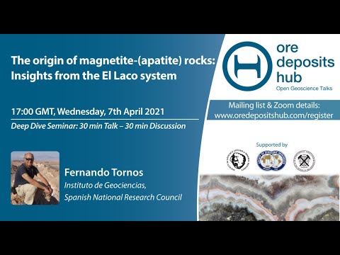 ODH 79: The origin of magnetite-(apatite) rocks: Insights from the El Laco system - Fernando Tornos