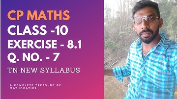Class 10 | Maths | Chapter 8 | STATISTICS AND PROBABILITY |Exercise 8.1 Q.No.7|TN New Syllabus|Tamil