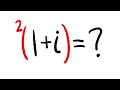 (a+bi)^(c+di) and (1+i)^(1+i)=?