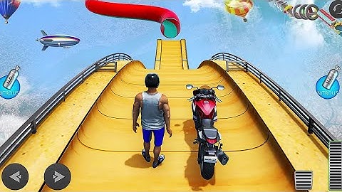 Bike Stunt Games: Mega Ramp Stunts- 3D Bike Games- Best Android IOS Gameplay