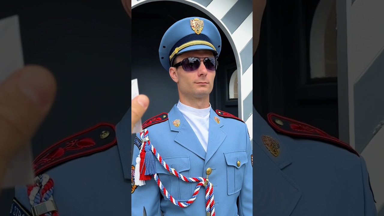 The Handsome Prague Castle Guard 🫡 #photography