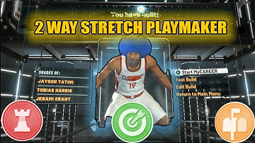 BEST DEMIGOD BUILD 2 WAY STRETCH PLAYMAKER BUILD IN NBA 2K22 !