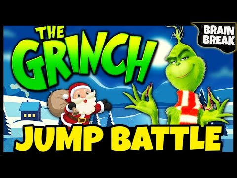 The Grinch Jump Battle | Christmas Brain Break | Just Dance | Freeze Dance