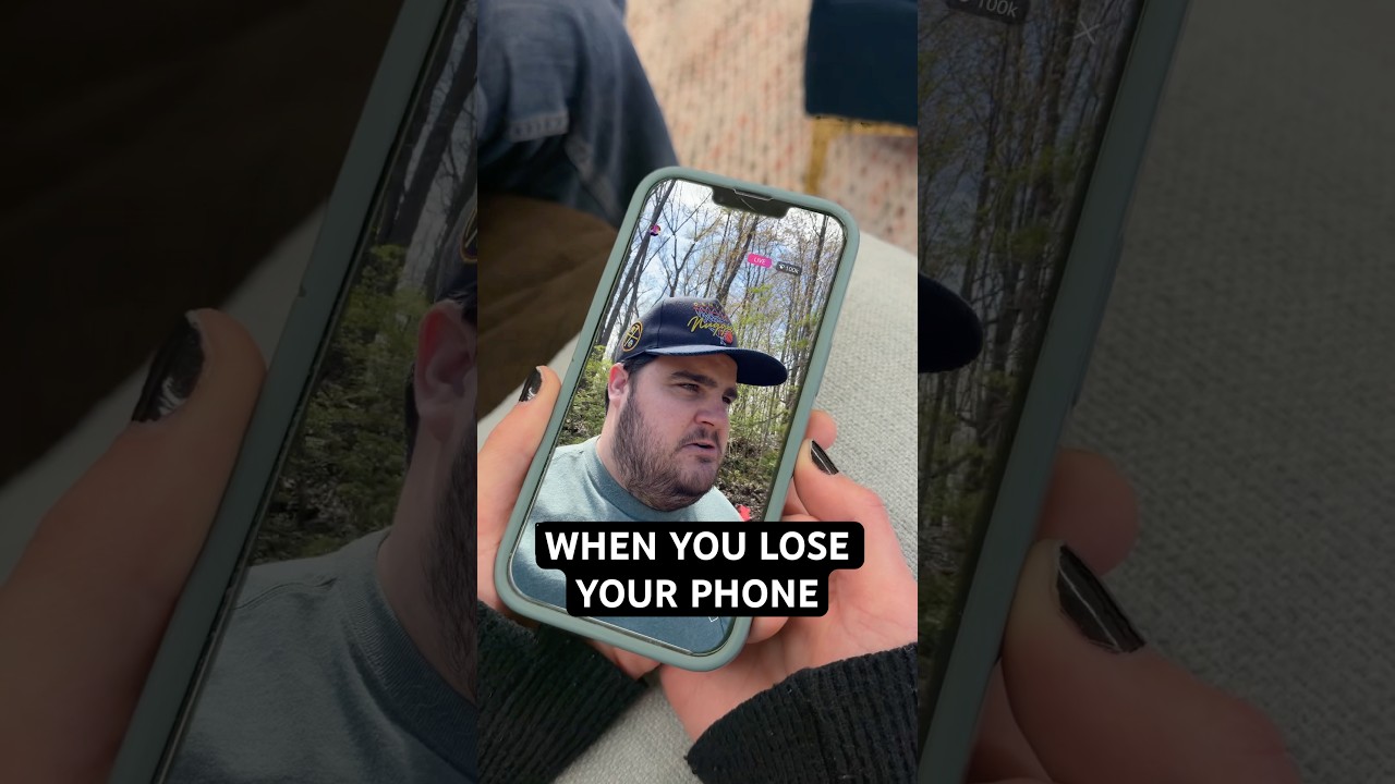 When you don’t have find my phone you gotta get creative