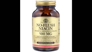 Solgar, ノーフラッシュ・ナイアシン、500 mg、ベジキャップ100錠