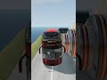 Ambulance Car &amp; Bus vs Giant Pit Bollard BeamNG.drive