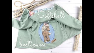 Besticken von Softshell