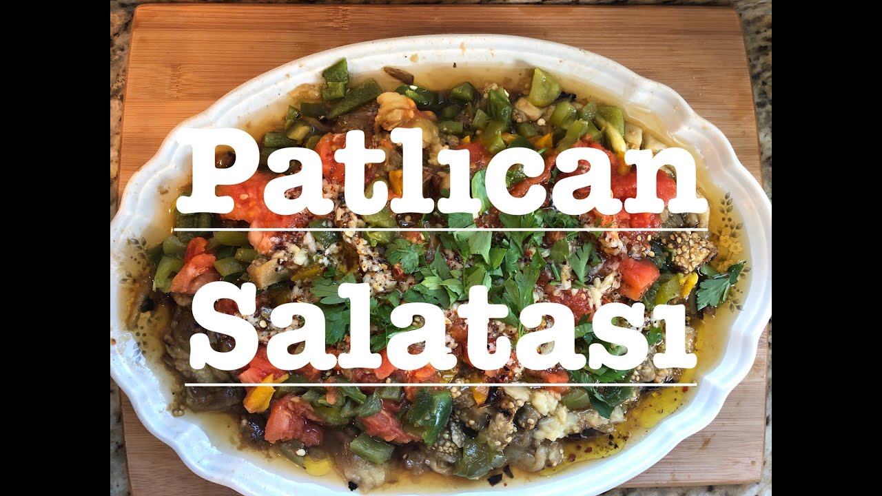 Patlıcan Salatası, Babagannuş, Yaz aylarında daha bir lezzetli olan meze! #yemektarifleri #meze