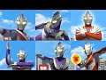 【ウルバト】ウルトラマンティガ マルチタイプ/スカイタイプ/パワータイプ【通常攻撃&必殺技等モーションまとめ】 Ultraman Tiga Attack motion