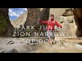 Zion narrows top down day hike
