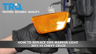 How to Replace Side Marker Light 11-15 Chevy Cruze