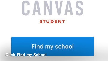 Logging in to the Canvas Student App