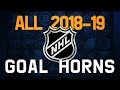 All NHL Goal Horns (2018-19)