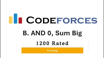 B. AND 0, Sum Big | Codeforces Round 716 (Div. 2) | (Arabic) شرح بالعربى