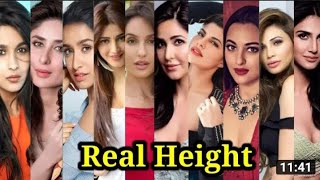 Butiful aterss real hights अभिनेत्री लम्बाई