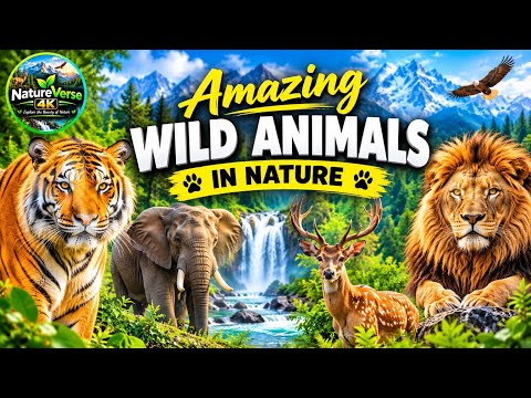 Amazing Wild Animals in Nature πΎπΏ | Wildlife in Stunning 4K | NatureVerse 4K