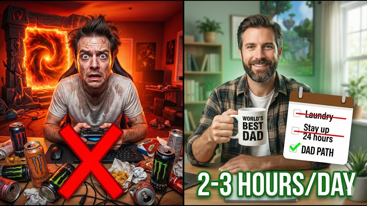 WOW TBC Leveling: 16 Hours a Day vs. The Dad Path