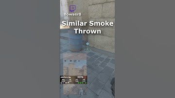 200IQ Smoke KNOWLEDGE saved the round | B Door Smoke from Long