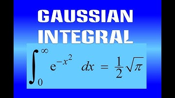 ADVANCED integral of e^ (-x^2) [GAUSSIAN INTEGRAL]