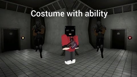 Minecraft MTF Epsilon-11 (Nine-Tailed Fox) costume with ability command block tutorial