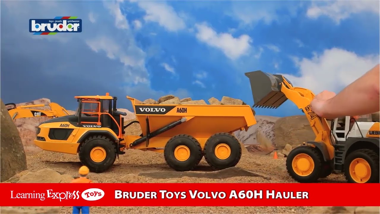 BRR02455 Bruder Toys Volvo A60H Hauler 02 - YouTube
