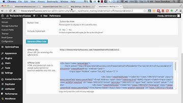 Rapid Mailer, Optin Form Integration