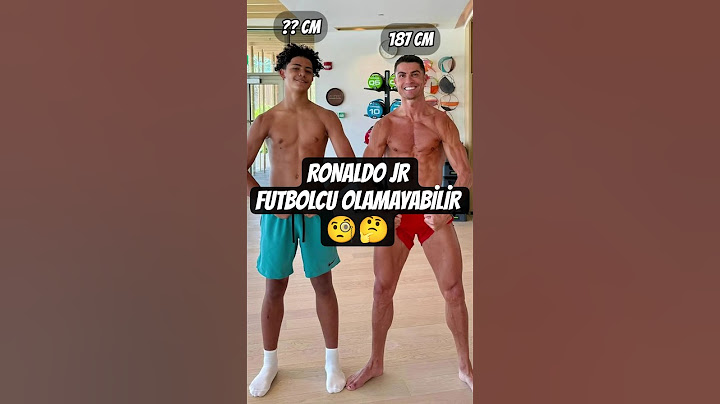 RONALDO JR FUTBOLCU OLAMAYABİLİR!!